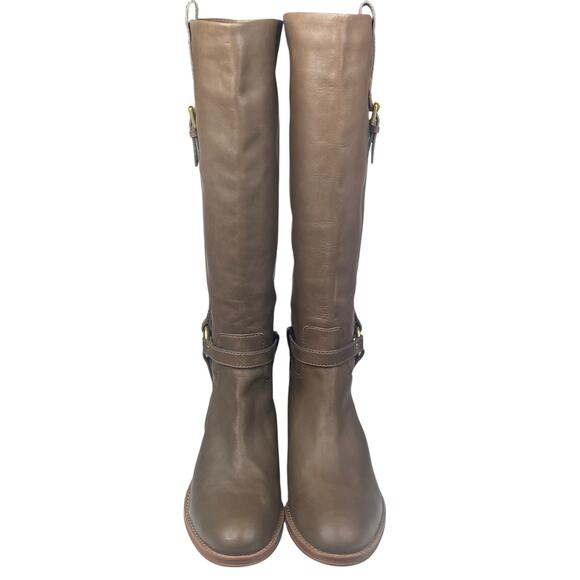 Coach Women’s Monday Brown Leather Harness Riding Boot Size US 6.5 B - Picture 7 of 13